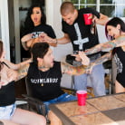 Lily Lane in 'Between Scenes Hang Out Sex'