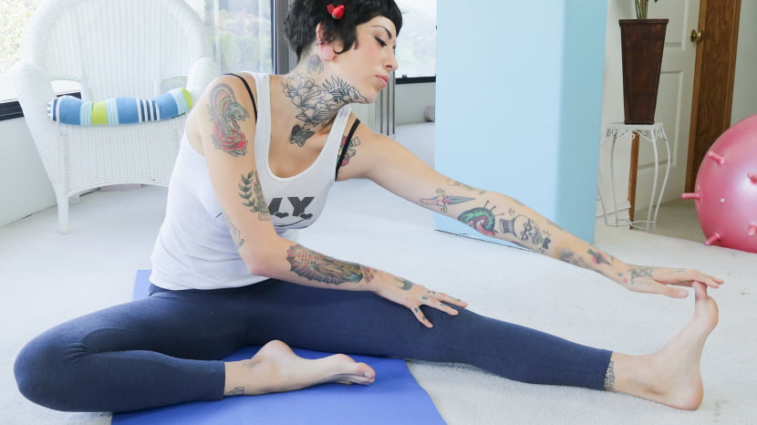 Aayla y pantalones de yoga