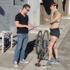 Aayla Secura in 'Bicycle Babe'