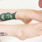 Sierra Cure in 'Sierra's Soapy Feet'